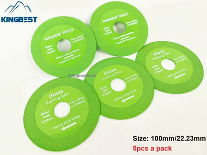 Top Selling Kingbest Glass Cutting Discs 100mm (5 pcs a pack) Free Shipping!