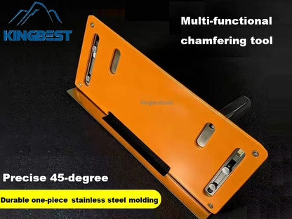 45-Degree Plate Beveling Bracket Chamfering Bracket for Mica Cutting Machine Stainless Steel Multifunctional Plate-Free Shipping