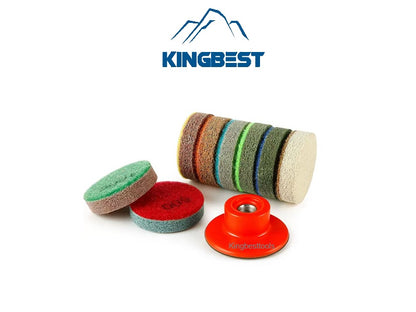 2-inch Sponge Polishing Pad for Granite and Marble Mini Polishing Pads with Free Backer