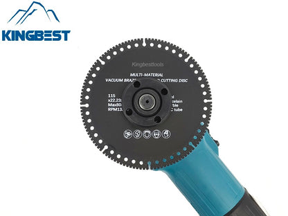 Multi-material Vacuum Brazed Diamond Cutting Disc for Steel Porcelain Marble Pvc Tube