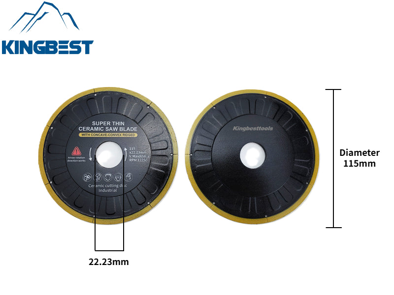 Super Thin Ceramic Cutting Disc Industrial Cutting Blade for Porcelain Tiles Cutting Disc by Dry and Wet Cutting