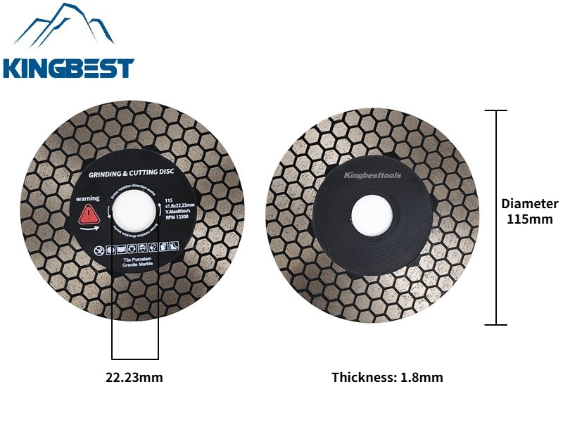 Sintered Blades for Stone Widen Blade M14/22.23mm Football Corrugated Cutting Disc