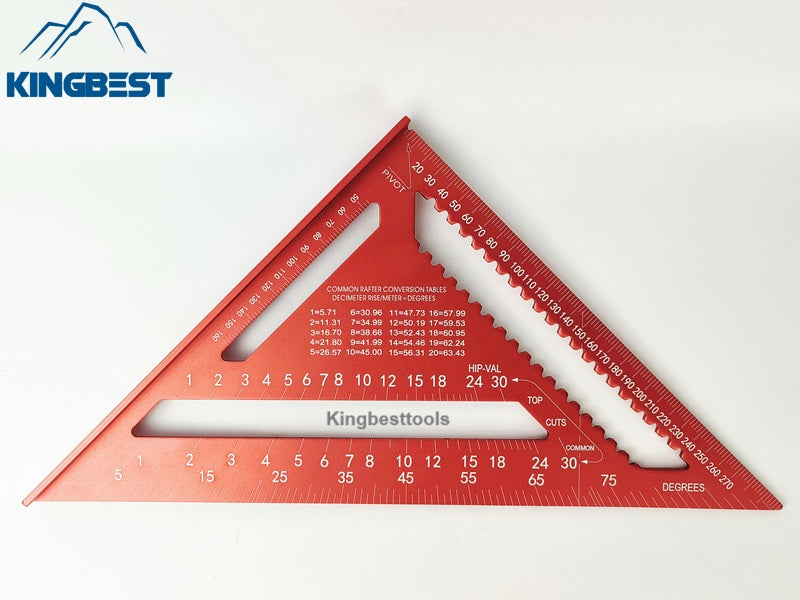 12inch Multifunctional Aluminum Triangle Ruler 90 Degree Right Angle Ruler 45 Degree Angle Ruler High Precision Free Shipping to US Mainland Only A01
