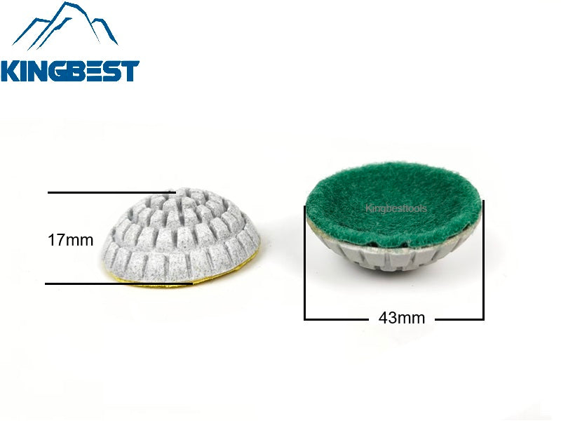 7 step Curved Wet Polishing Pad 2 Inch-Backer (M10)