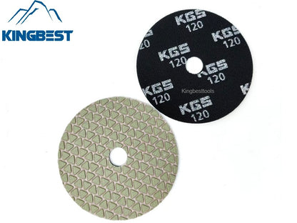 KGS Dry Polishing Pads Stone Sandpaper for Granite Marble Quartzite Polishing