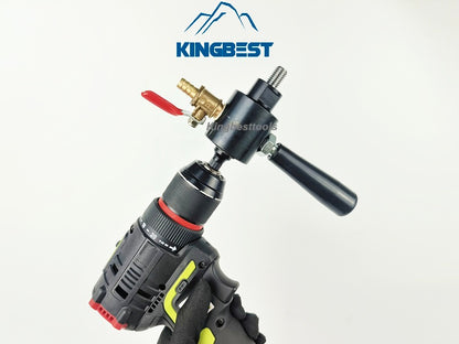 Hand Drill Water Injector Adapter Punch Tile Drill Hole Opener Water Adding Device ~Free shipping