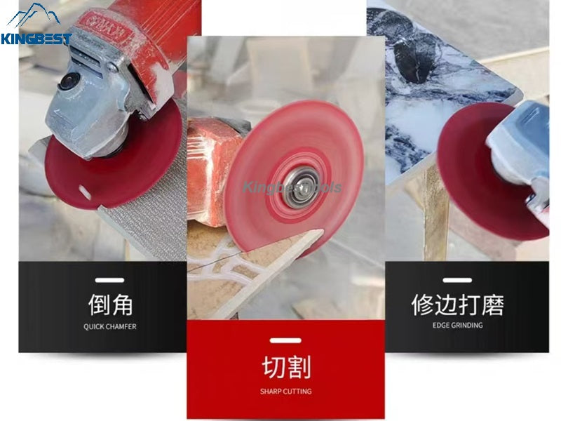 Red Disc For Porcelain 100mm (10pcs a pack) Cutting Sintered Stone and Dekton- Free Shipping