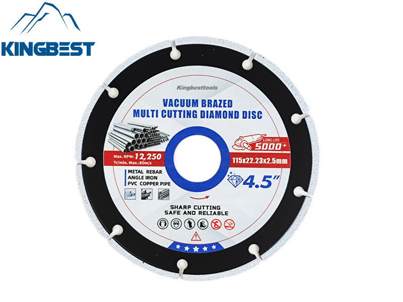 Multiple Sizes Vacuum Brazed Multi Cutting Diamond Disc