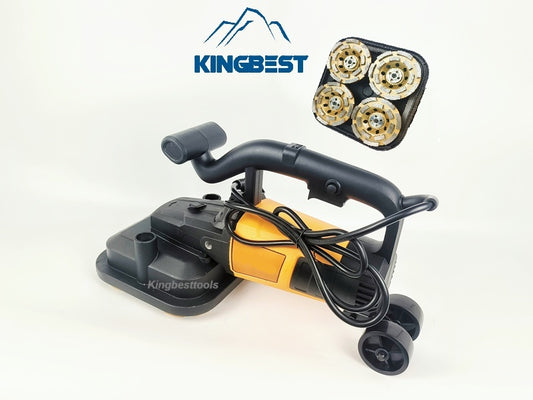 Four-head Dust-free Concete Ginder Floor Renovation Machine Free Shipping