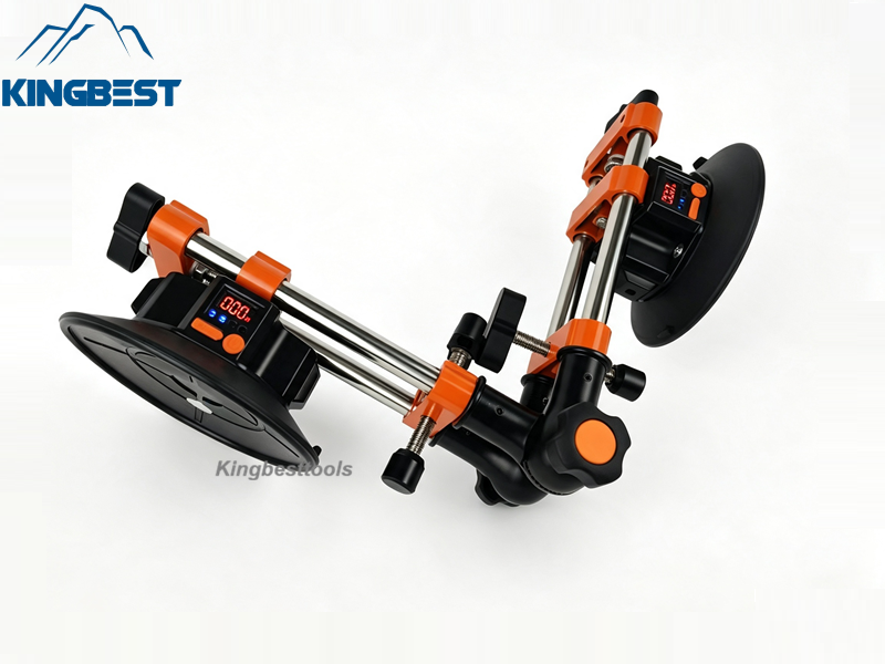 Upgraded Adjustable Leveler with  Electric Suction Cups for 90/180/270 Degrees