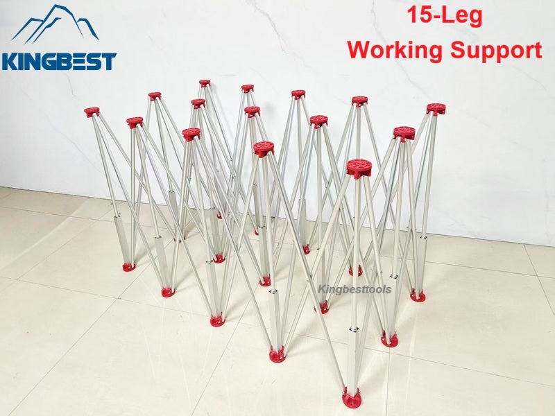 15-Leg Working Support Telescopic Workbench Multifunctional Stand Foldable-Free Shipping A01