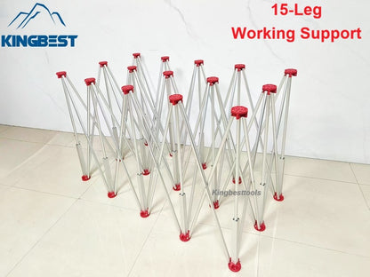 15-Leg Working Support Telescopic Workbench Multifunctional Stand Foldable-Free Shipping A01