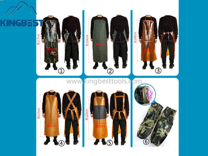 Water-Resistant Apron And Sleeves And Boots