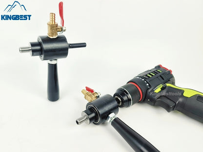 Hand Drill Water Injector Adapter Punch Tile Drill Hole Opener Water Adding Device ~Free shipping