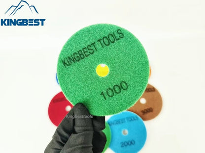 TOP! 7 steps Wet Polishing Pads/Sandpapers 100mm