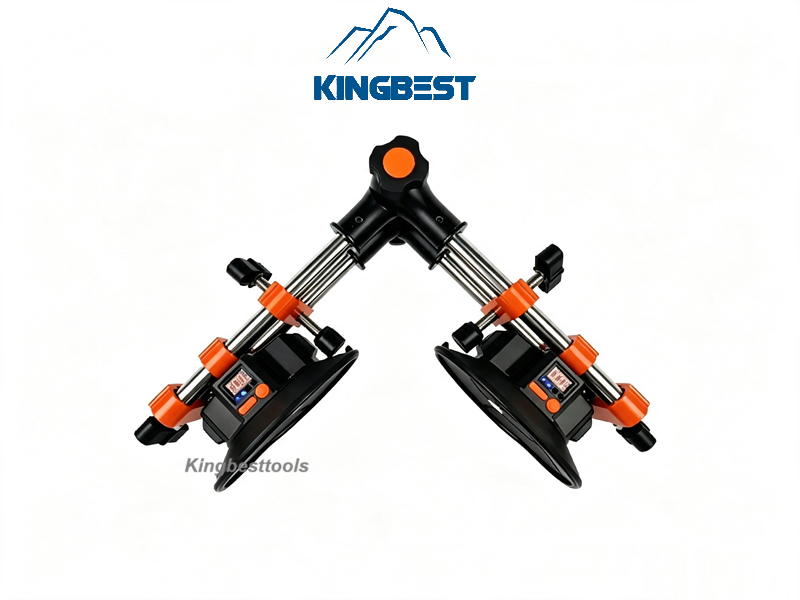 Upgraded Adjustable Leveler with  Electric Suction Cups for 90/180/270 Degrees