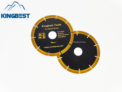 22.23mm/116mm Porcelain Ceramic Cutting and Bevel Blade/Discs for Angle Grinder/Mica Machine