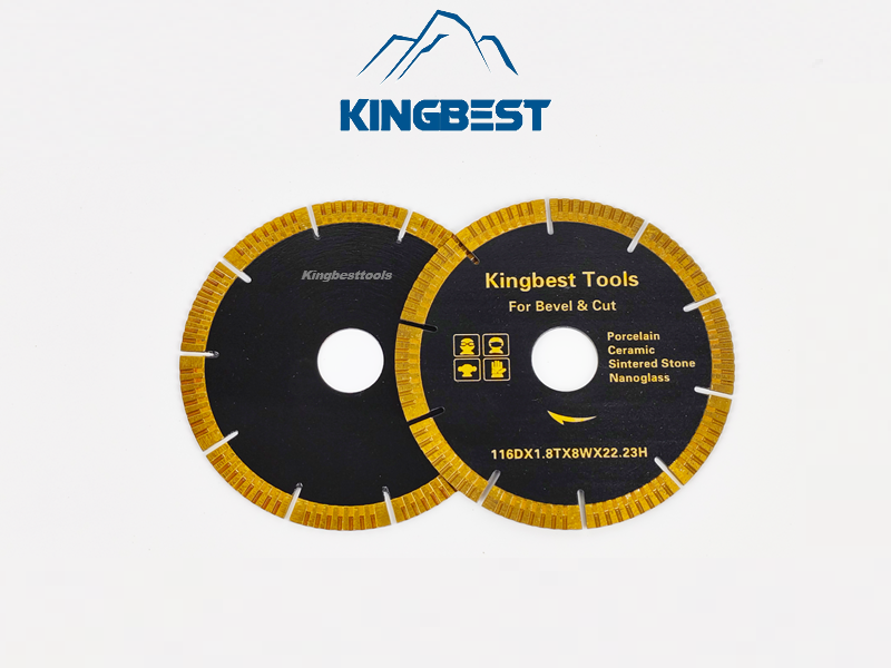 22.23mm/116mm Porcelain Ceramic Cutting and Bevel Blade/Discs for Angle Grinder/Mica Machine