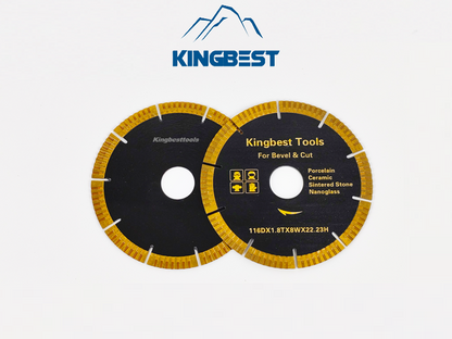 22.23mm/116mm Porcelain Ceramic Cutting and Bevel Blade/Discs for Angle Grinder/Mica Machine