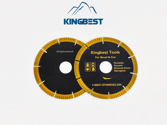 22.23mm/116mm Porcelain Ceramic Cutting and Bevel Blade/Discs for Angle Grinder/Mica Machine