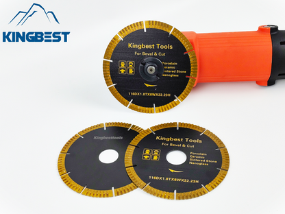 22.23mm/116mm Porcelain Ceramic Cutting and Bevel Blade/Discs for Angle Grinder/Mica Machine