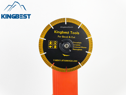 22.23mm/116mm Porcelain Ceramic Cutting and Bevel Blade/Discs for Angle Grinder/Mica Machine