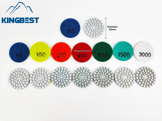 2 inch Wet Polishing Pads/Sandpapers ~~Backer for free