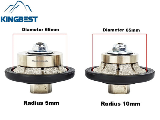 Diamond Grinding Wheel for Stone Edge Grinding with Thread M14 or 5/8-11