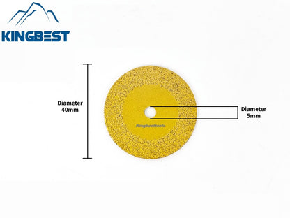 Golden Mini Cutting Blade Diameter 40mm/5mm(30pcs + 4rods = 1 set) - Free Shipping