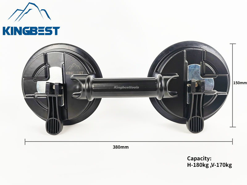 Modern Glass Suction Cups 2-cups