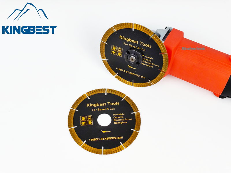 22.23mm/116mm Porcelain Ceramic Cutting and Bevel Blade/Discs for Angle Grinder/Mica Machine