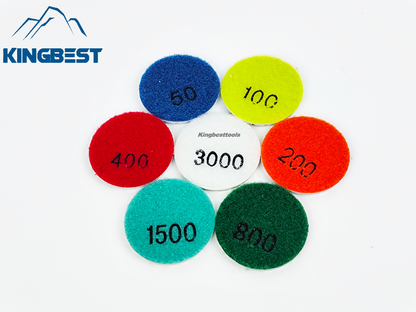 2 inch Wet Polishing Pads/Sandpapers ~~Backer for free