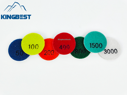 2 inch Wet Polishing Pads/Sandpapers ~~Backer for free