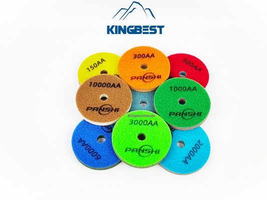 Sponge Fiber Wet Polishing Pads For 80mm/100mm/125mm/150mm/180mm/200mm