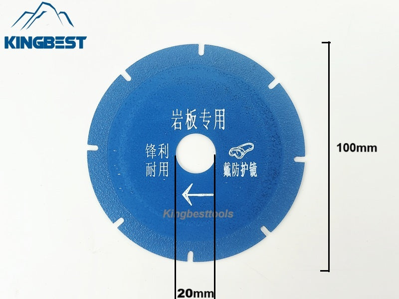 Blue Cutting Discs Diamond Saw Blades Porcelain Discs