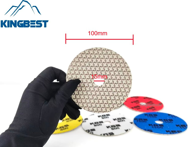 KGS Dry Polishing Pads Stone Sandpaper for Granite Marble Quartzite Polishing