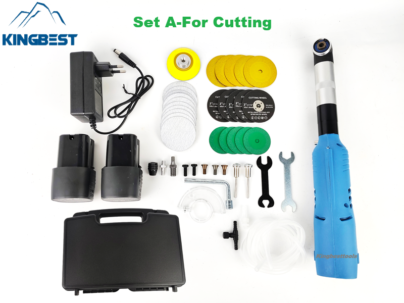 Multi-functional Wireless Angle Grinder with Battery-Free Shipping
