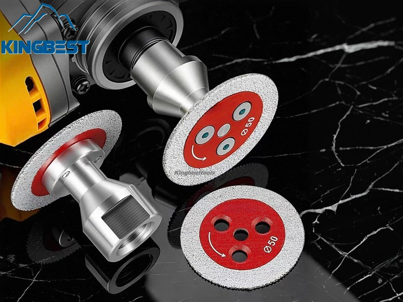 50mm Diameter Brazed Diamond Blade with Removable Flange