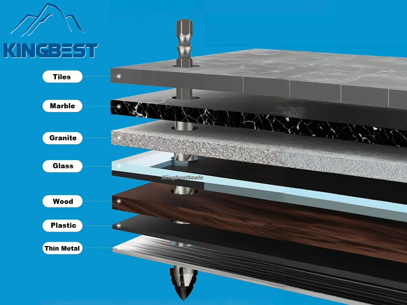 Multifunctional Super Hard Drill Bits Set
