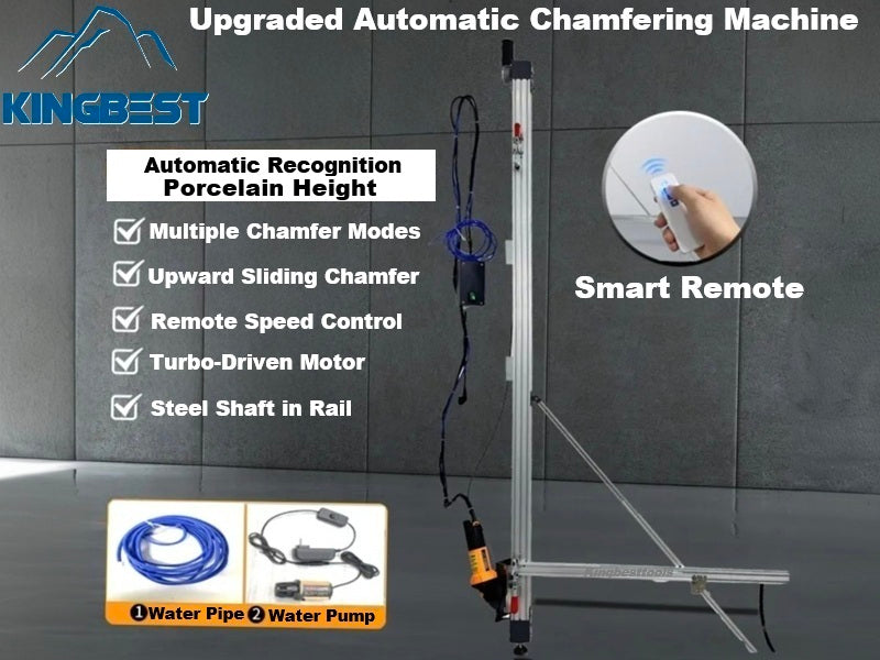 Upgraded Automatic Frame Chamfering Machine with Remote Vertical Automatic Chamfering Machine For Tiles Porcelain Ceramics-Free Shipping A01A02