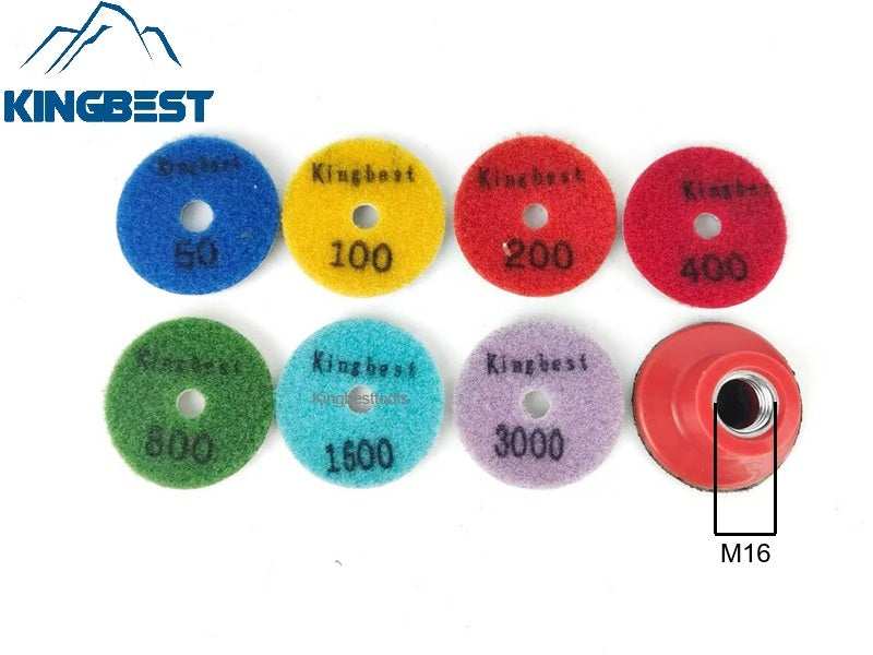 2 inch Wet Polishing Pads/Sandpapers ~~Backer for free