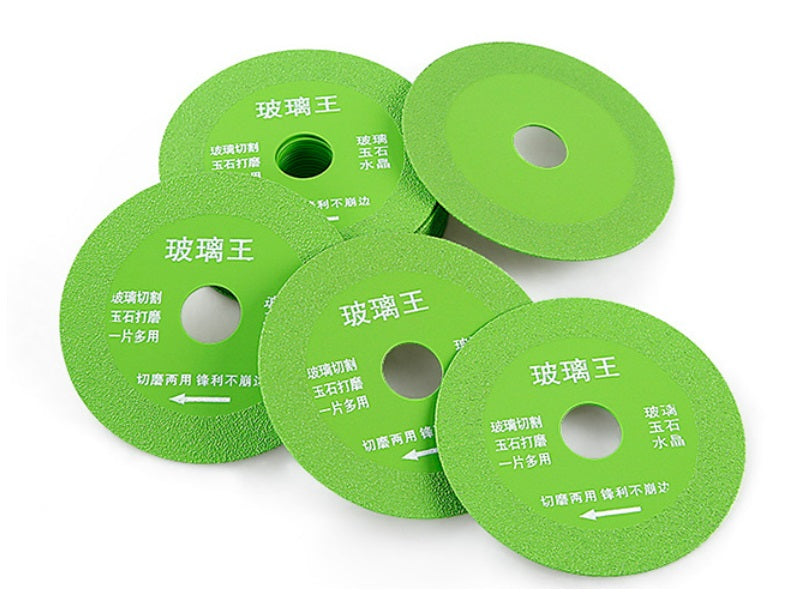 Green Glass Discs Blades For Cutting Glass 100mm (5 pcs a pack) Free Shipping!
