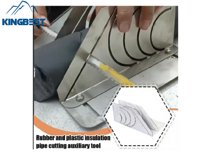 Promotion! Pipe Rubber Foam Insulation Cutter Stainless Steel Auxiliary Tool-Free Shipping A01