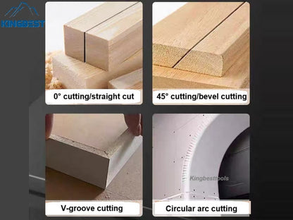 Multi-functional Brushless Track Saw Electric Precision Adjustable Track Saw for Wood and Plasterboard Cutting-Free Shipping A01A02