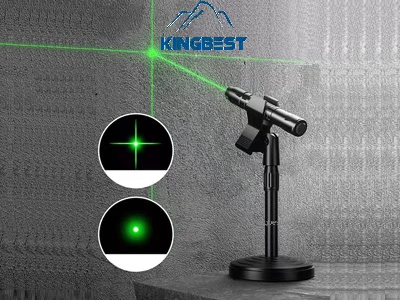 High-Precision Laser Positioning Device Green Light Cross Single-point Handheld Laser Instrument-Free shipping