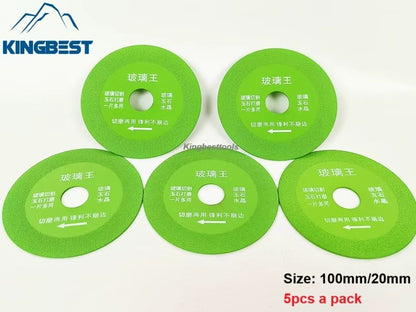 Top Selling Kingbest Glass Cutting Discs 100mm (5 pcs a pack) Free Shipping!
