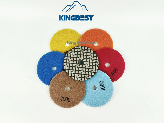 7pcs Dry Polishing Pads Sandpapers For Polishing