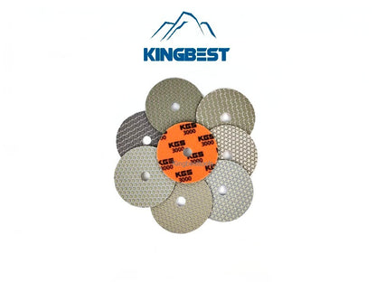 KGS Dry Polishing Pads Stone Sandpaper for Granite Marble Quartzite Polishing