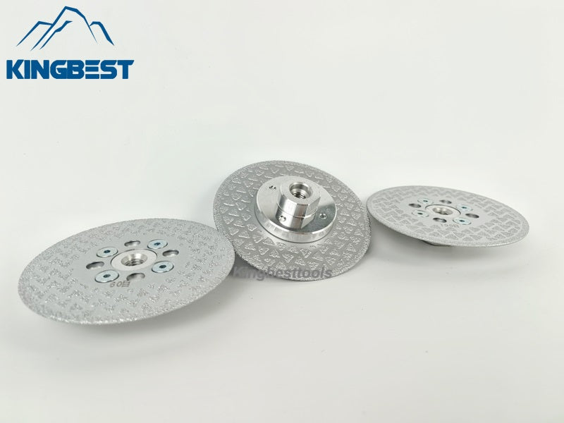 M10 Silver Star Electroplated Saw Blade for Cutting and Grinding 100mm (3pcs a pack) - Free Shipping