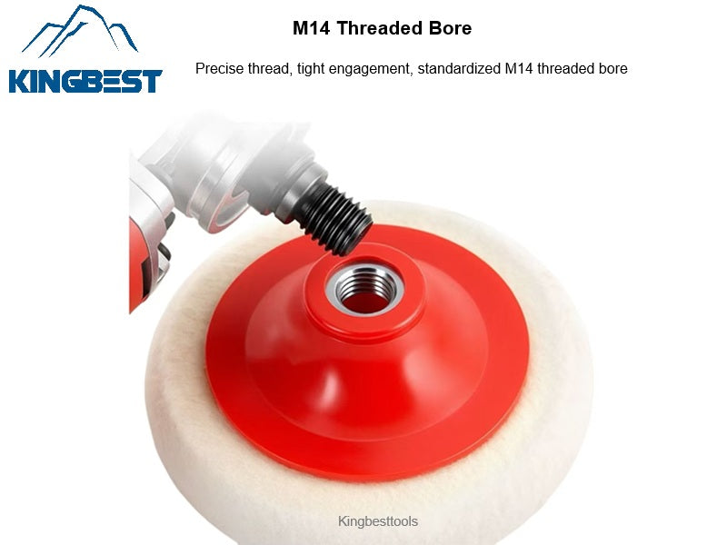M14 Round Polishing Wool Pads for Dry Polishing